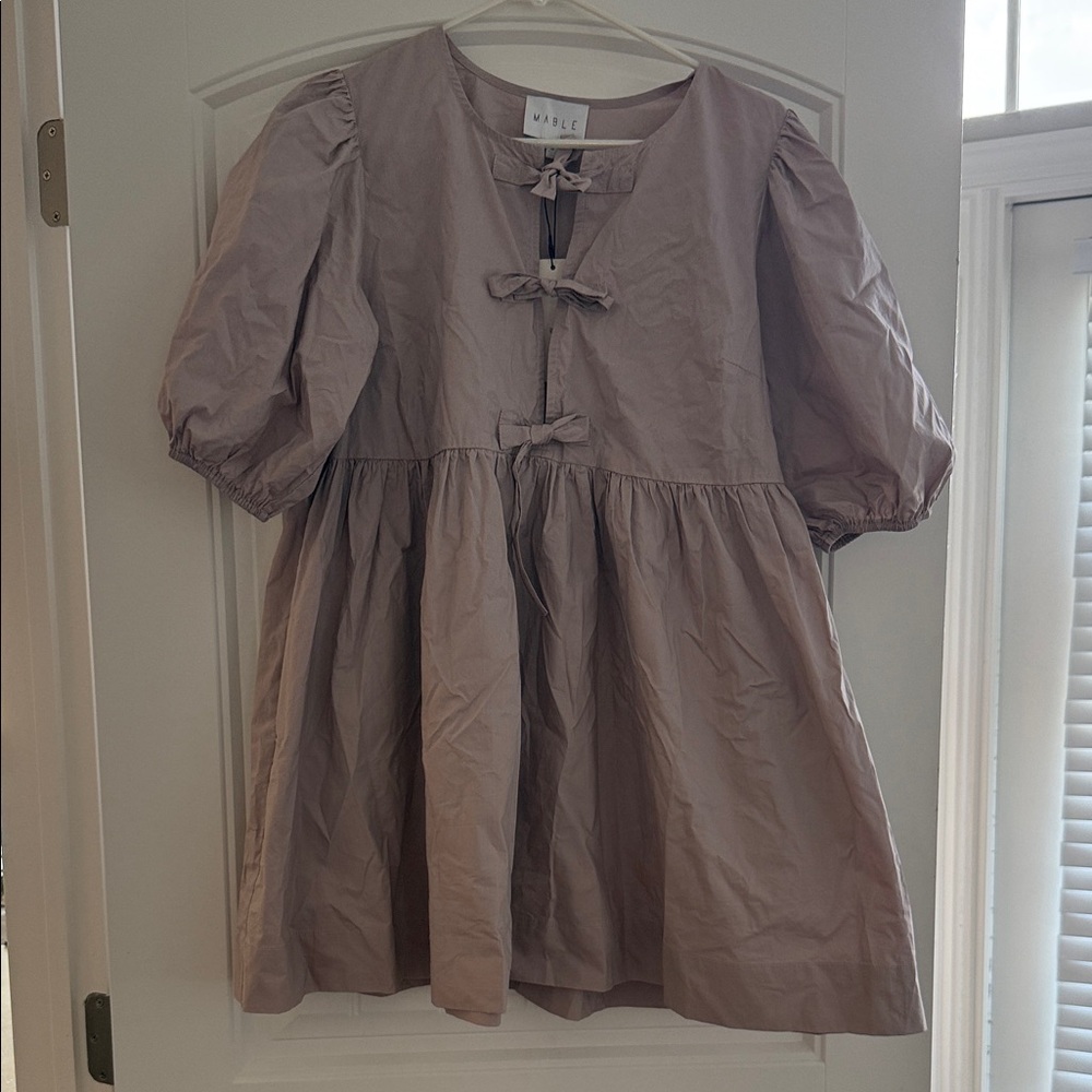 Babydoll Dress in Light Purple